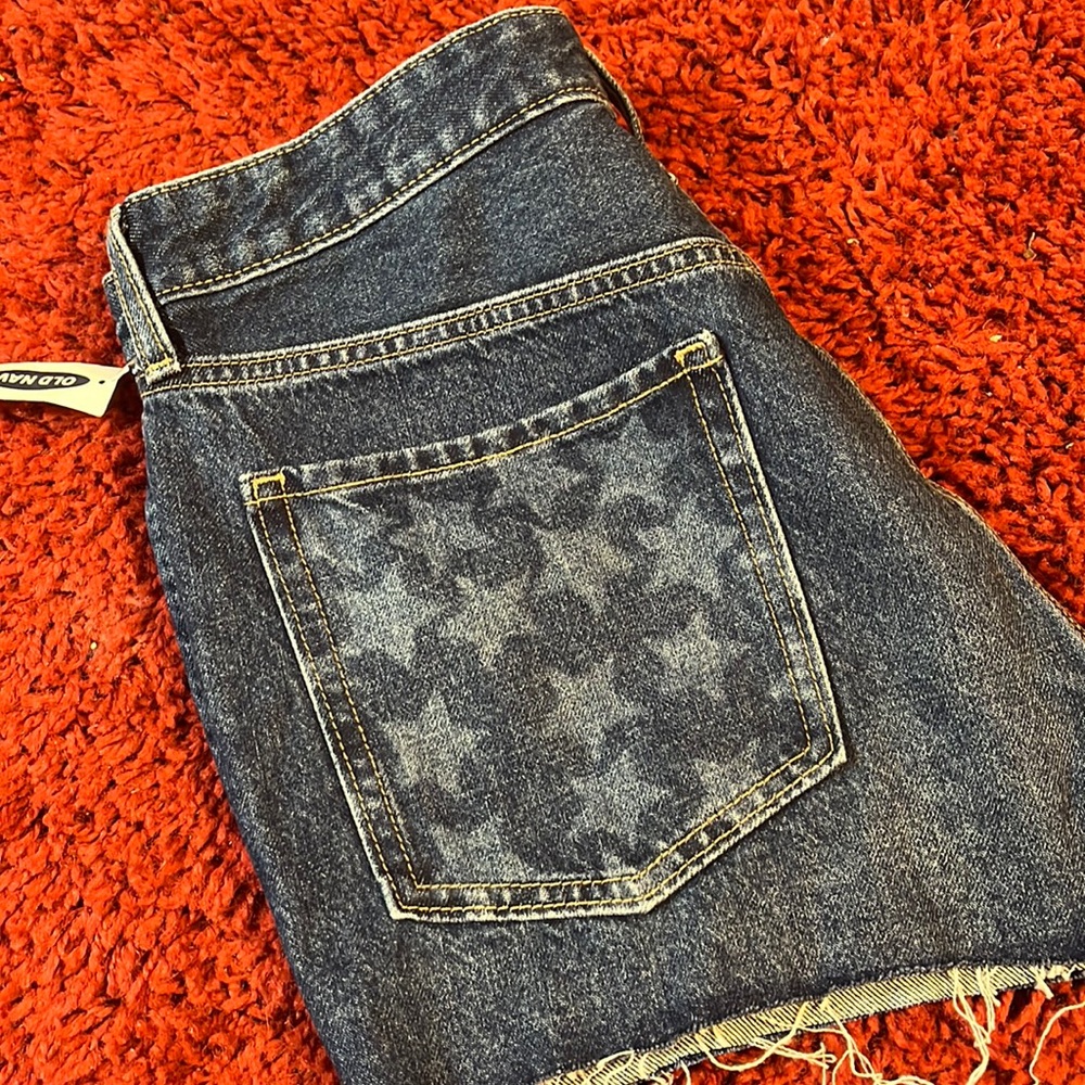 Old Navy Star’s/Stripes  pocket denim jean shorts